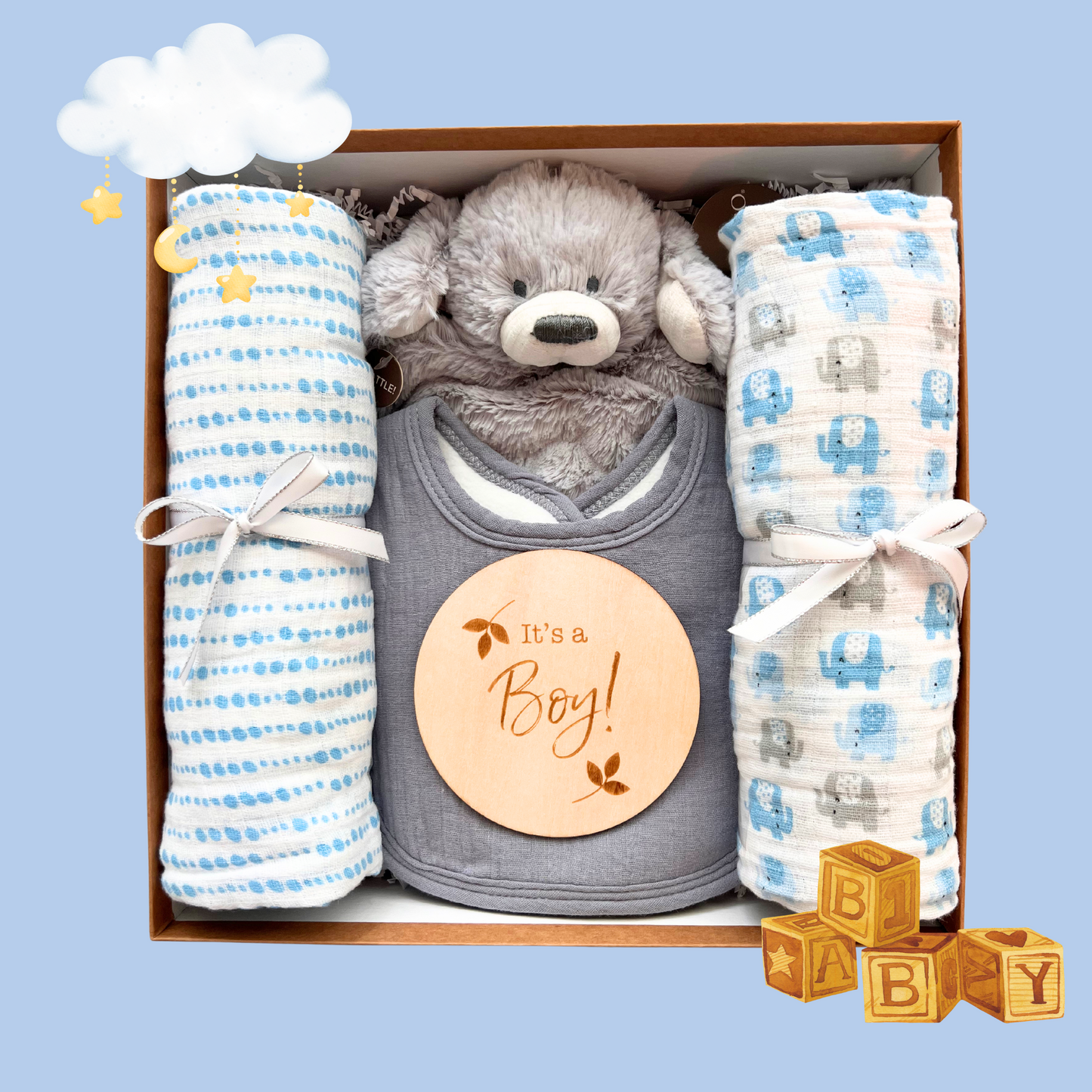 It's A Boy Gift Set  --- ONLY 1 LEFT