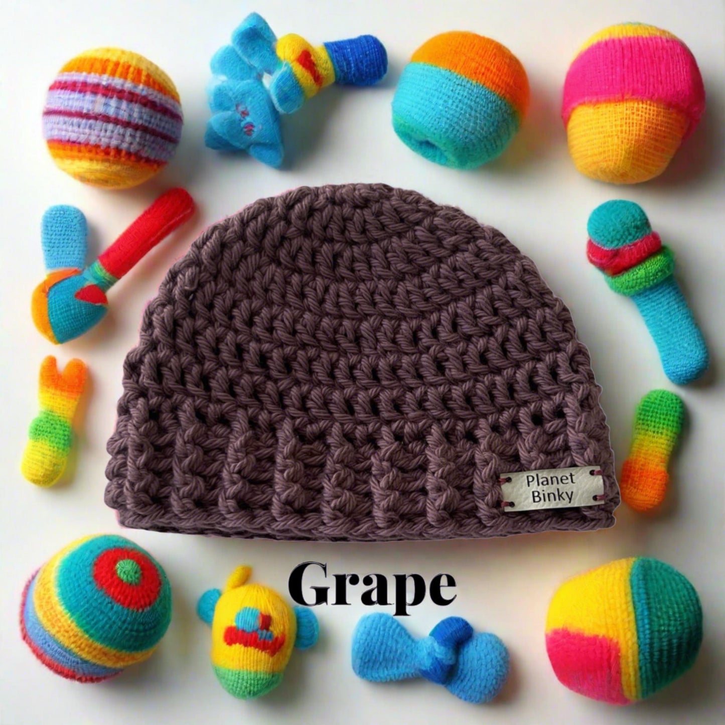 Handmade Crochet Premium Cotton Baby & Toddler Beanie Hat