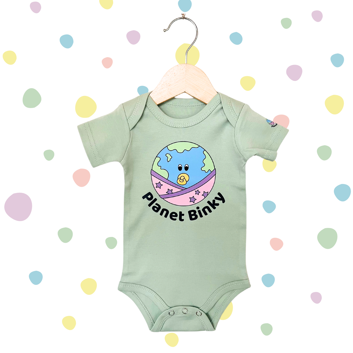 Planet Binky's Exclusive "Binky Baby" Baby Onesie