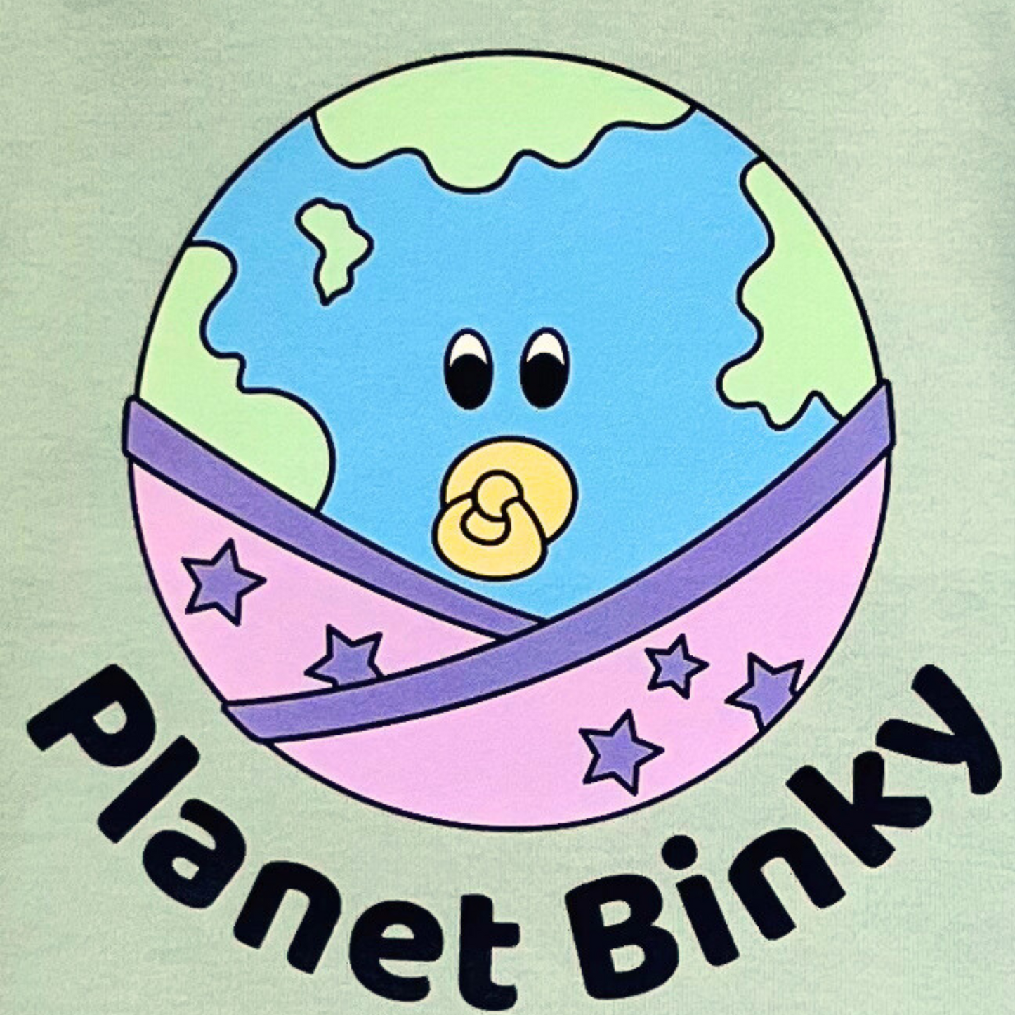 Planet Binky's Exclusive "Binky Baby" Baby Onesie