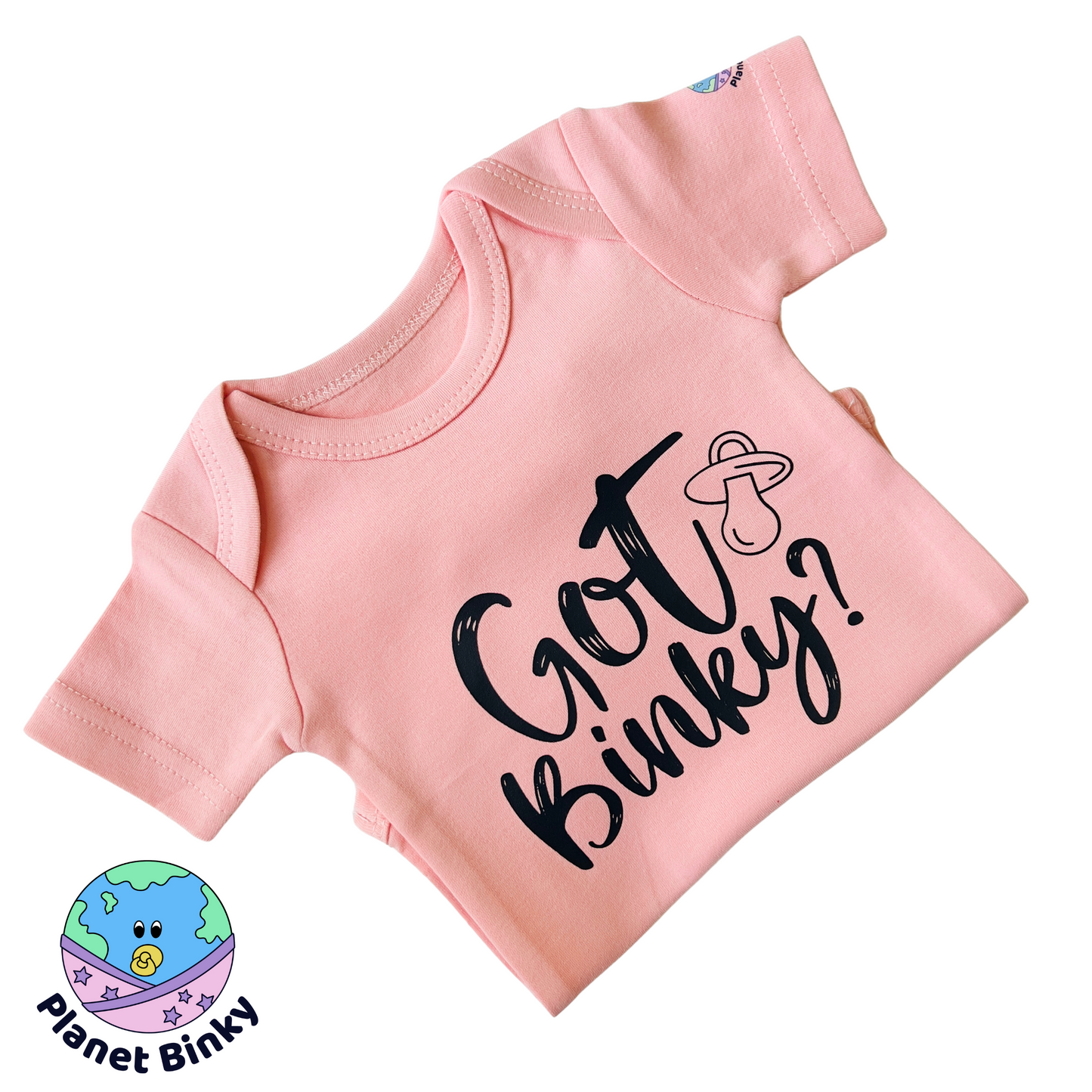 Planet Binky's Exclusive "Got Binky?" Fun Sayings Onesie