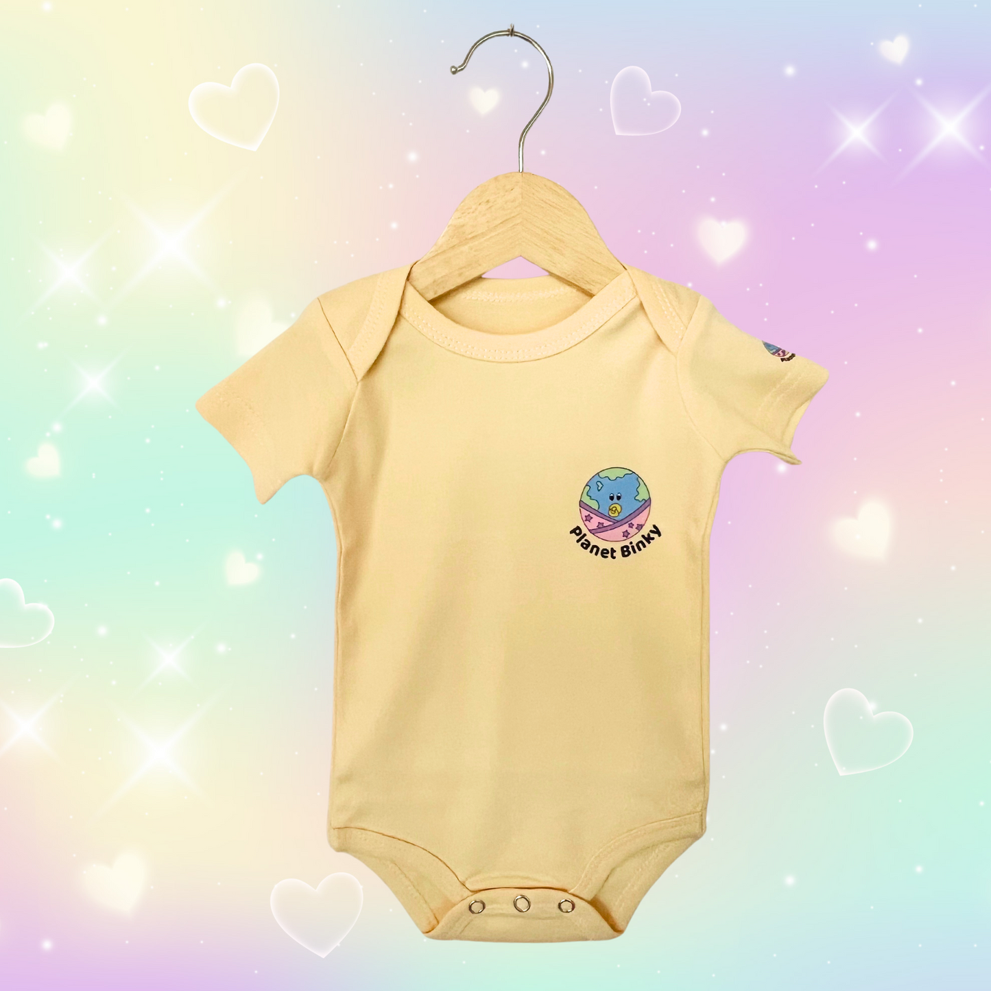 Planet Binky's Exclusive "Mini Baby Binky" Baby Onesie