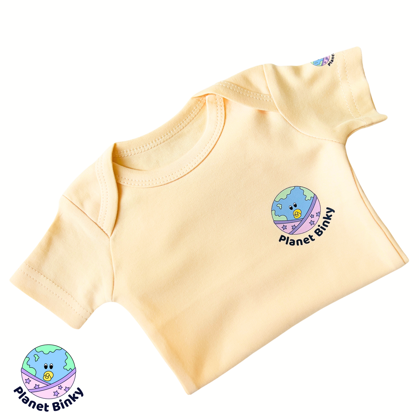 Planet Binky's Exclusive "Mini Baby Binky" Baby Onesie