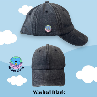 Toddler Washed Baseball Cap 100% Cotton