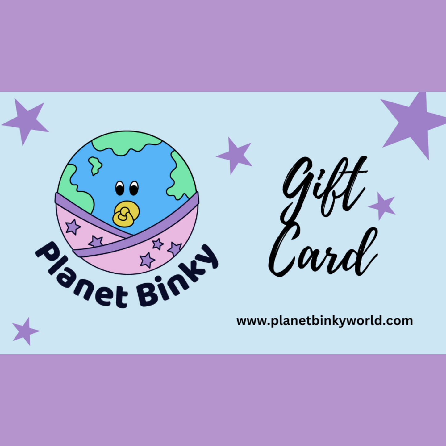 Planet Binky World Gift Card