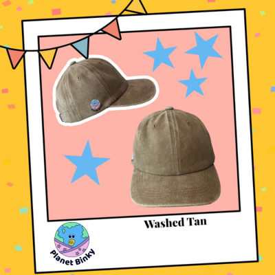 Toddler Washed Baseball Cap 100% Cotton