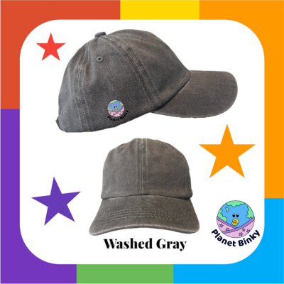 Toddler Washed Baseball Cap 100% Cotton